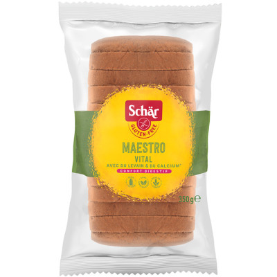 Хлеб Schar Maestro Vital с семенами подсолнечника и льна без глютена, 350г
