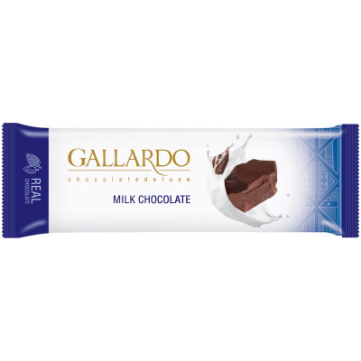 Шоколад Gallardo молочный, 23г