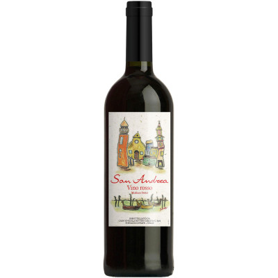 Вино San Andrea красное полусладкое, 750мл