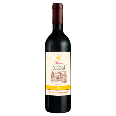 Вино столовое Maison De Toulignac красное полусухое, 750мл