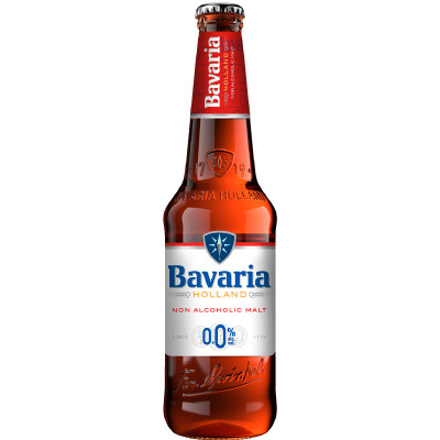 Напиток Bavaria Malt сильногазированный безалкогольный, 450мл