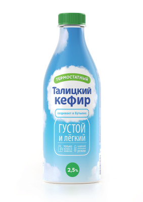 Кефир Талицкое Молоко Талицкий 2.5%, 1л