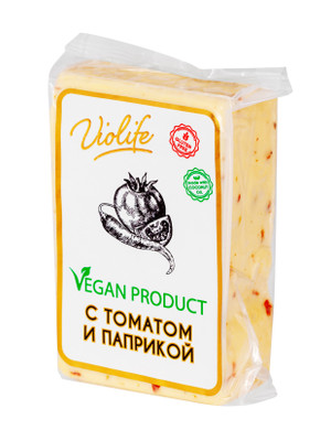 Продукт Violife веганский с томатами и паприкой на основе кокосового масла, 180г