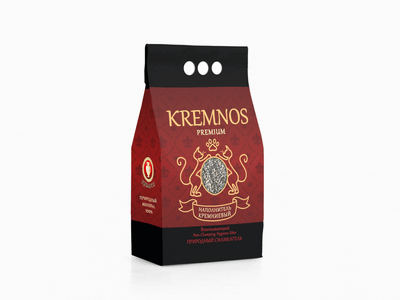 Наполнитель для кошачьего туалета Kremnos Premium кремниевый, 3.4кг