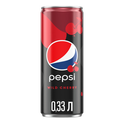 Напиток газированный Pepsi Wild Cherry, 330мл
