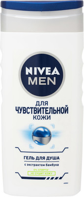 Гель Nivea Men для душа для чувствительной кожи мужской, 250мл