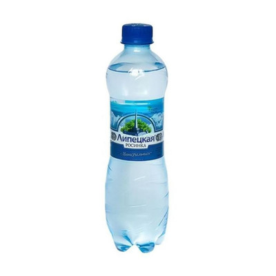 Вода Росинка Липецкая минеральная питьевая лечебно-столовая газированная, 500мл