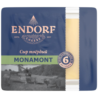 Сыр Endorf Monamont твердый 50%, 200г