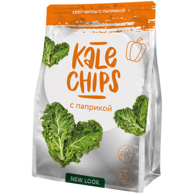 Чипсы овощные Kale Chips из капусты с паприкой, 30г