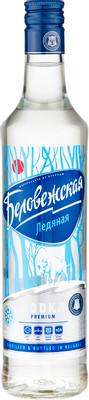 Водка Беловежская Ледяная Премиум 40%, 500мл
