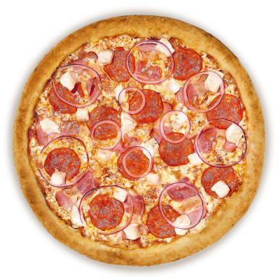 Пицца Мясная «Много лосося», 510г
