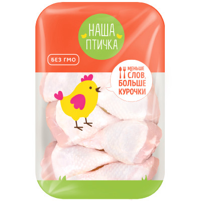 Голень цыплёнка-бройлера Наша Птичка охлаждённая, 900г