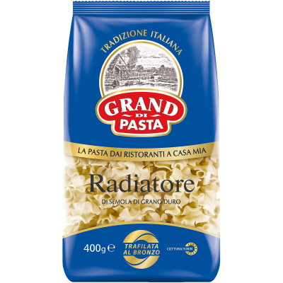 Макароны Grand di Pasta Radiatore группа А высший сорт, 400г