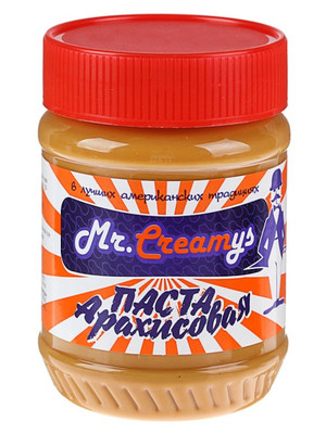 Паста арахисовая Mr.Creamys, 340г