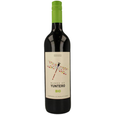 Вино Mundo De Yuntero Темпанильо Мерло Сира красное сухое 13%, 750мл
