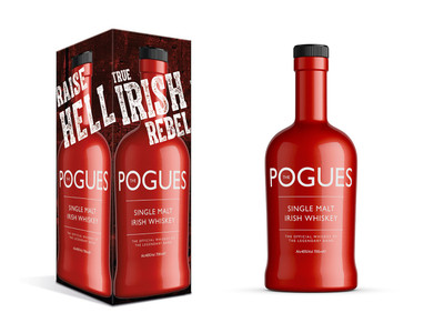 Виски The Pogues ирландский односолодовый 40% в подарочной упаковке, 700мл