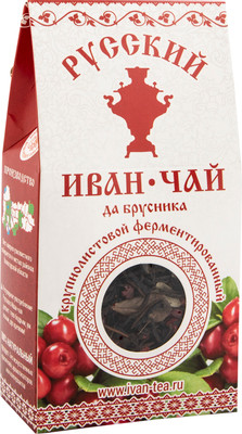 Напиток чайный Русский Иван-чай клубника листовой, 50г