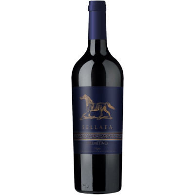 Вино Sellata Primitivo сортовое красное полусухое 13% 750мл