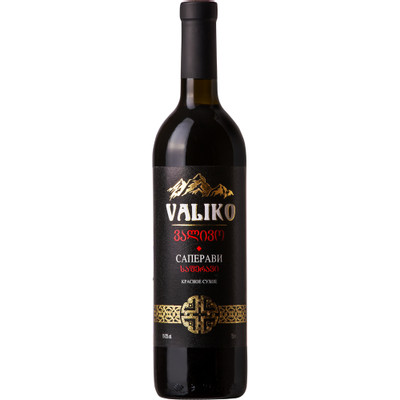 Вино Valiko Саперави красное сухое 11-13%, 750мл