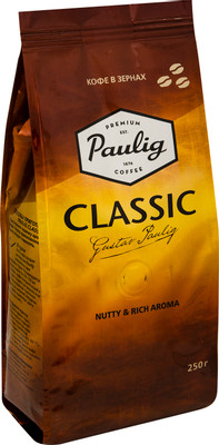 Кофе Paulig Classic в зёрнах, 250г