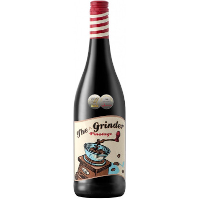 Вино The Grinder Pinotage вино красное сухое 14%, 750мл