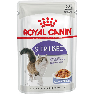 Корм Royal Canin для стерилизованных кошек в желе, 85г