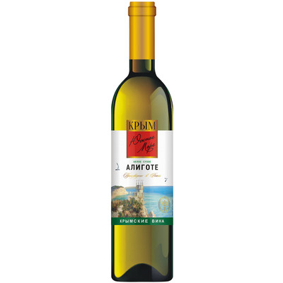 Вино Южное Море Алиготе белое сухое 12%, 700мл