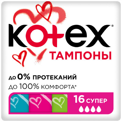 Средства личной гигиены Kotex