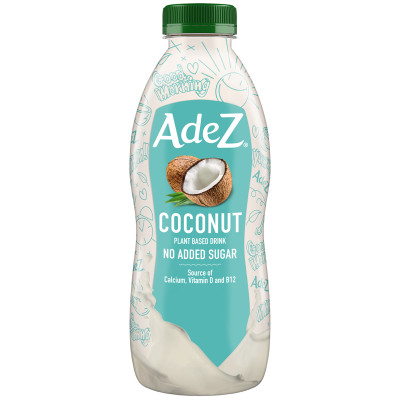 Напиток AdeZ Освежающий кокос обогащённый кальцием и витаминами ультрапастеризованный, 800мл