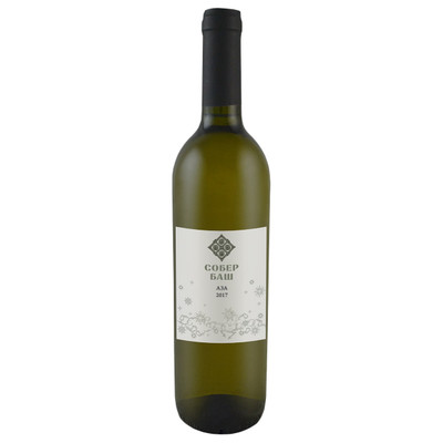 Вино Собер Баш Аза белое сухое 13.5%, 750мл