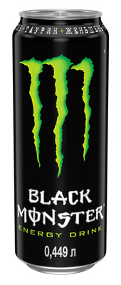 Энергетический напиток Black Monster Energy, 449мл