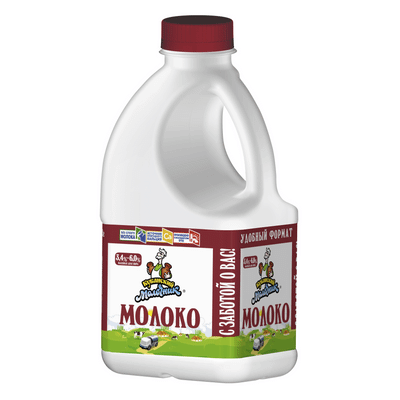Молоко Кубанский Молочник цельное отборное 3.4-6%, 720мл