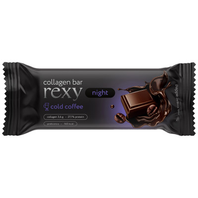 Батончик Rexy Шоколадный с высоким содержанием белка, 40г