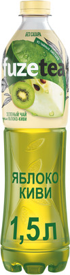 Холодный чай Fuzetea зелёный со вкусом яблока и киви, 1.5л