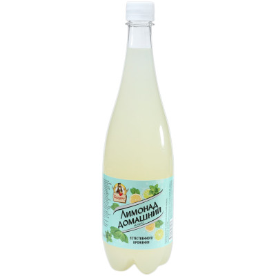 Напиток безалкогольный Бродич Лимонад домашний Лимон-Лайм-Мята, 900мл