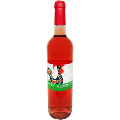 Вино Verdegar Rosado ординарное розовое полусухое, 750мл