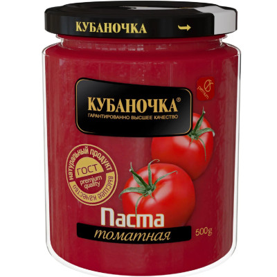 Паста томатная Кубаночка, 500 г