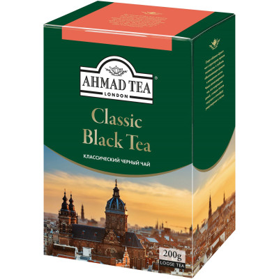 Чай Ahmad Tea Классический чёрный листовой, 200г