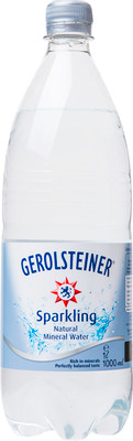 Вода Gerolsteiner минеральная питьевая лечебно-столовая газированная, 1л