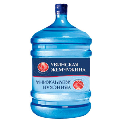Вода Увинская жемчужина минеральная природная питьевая столовая, 18.9л