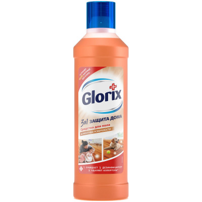 Средство Glorix Деликатные поверхности 3в1 для мытья полов, 1л