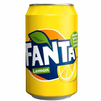 Напиток Fanta Lemon сильногазированный, 330мл