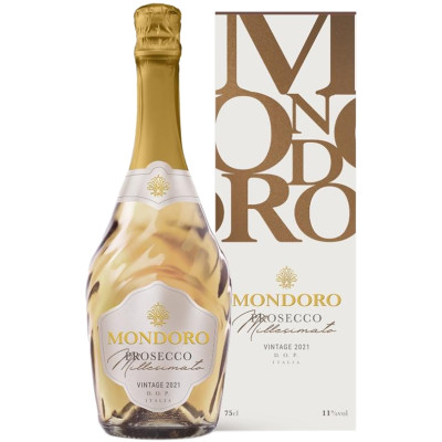 Вино игристое Mondoro Просекко Миллезимато белое сухое 11%, 750мл