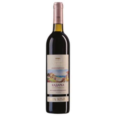 Вино Evpatoria Кадарка красное полусладкое 10-12%, 700мл