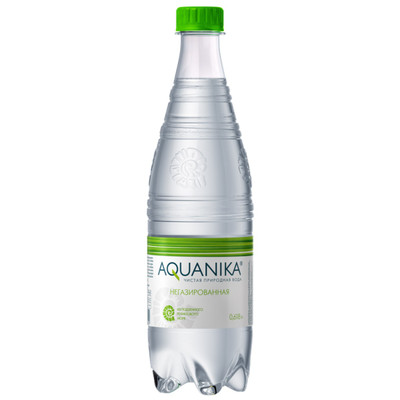 Вода Aquanika минеральная питьевая столовая негазированная, 618мл