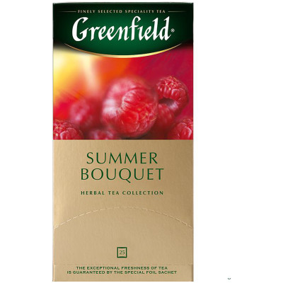 Чай Greenfield Summer Bouquet травяной в пакетиках, 25х2г