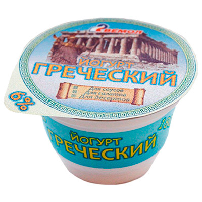 Йогурт Вемол греческий 6%, 180г