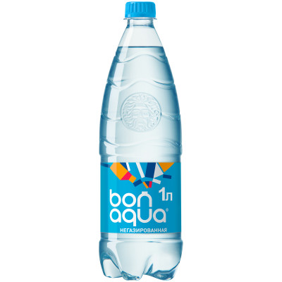 Вода BonAqua питьевая негазированная, 1л