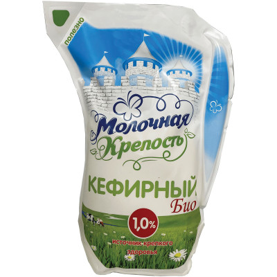 Кефирный био Молочная Крепость 1%, 900мл