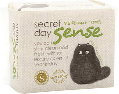 Прокладки ежедневные Secret Day Sense ультратонкие 15.5см, 20шт